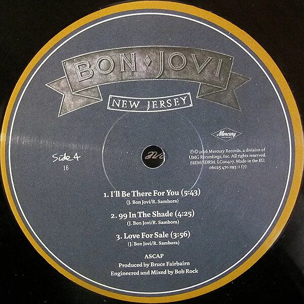 Bon Jovi пластинка. LP bon Jovi: New Jersey. Bon Jovi New Jersey пластинка. Bon Jovi New Jersey обложка.