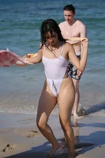 Camila Cabello in White Swimsuit 2019-31 GotCeleb.
