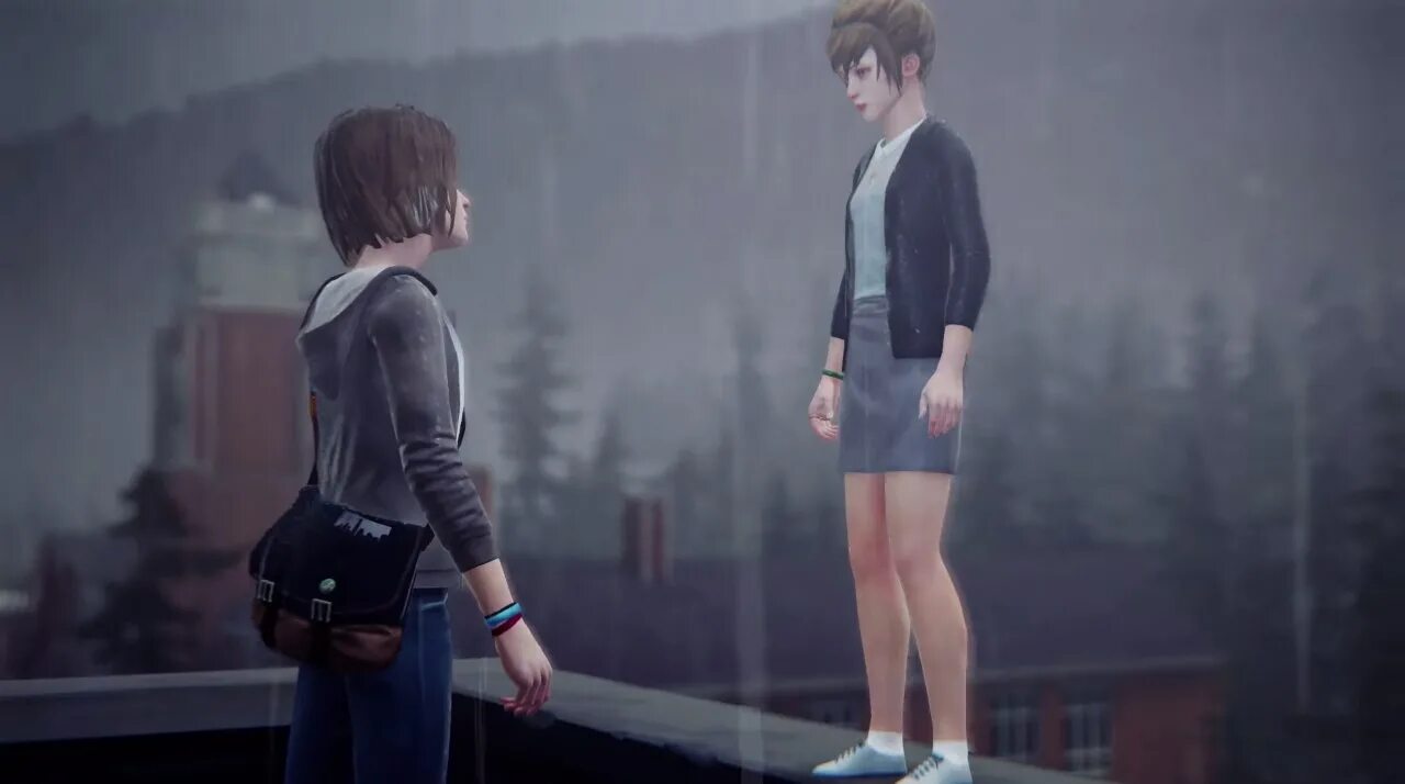 Life is strange спасти. Макс и Кейт Life is Strange. Кейт марш Life is Strange. Кейт лайф ИС Стрендж прыгает. Life is Strange Кейт косплей.