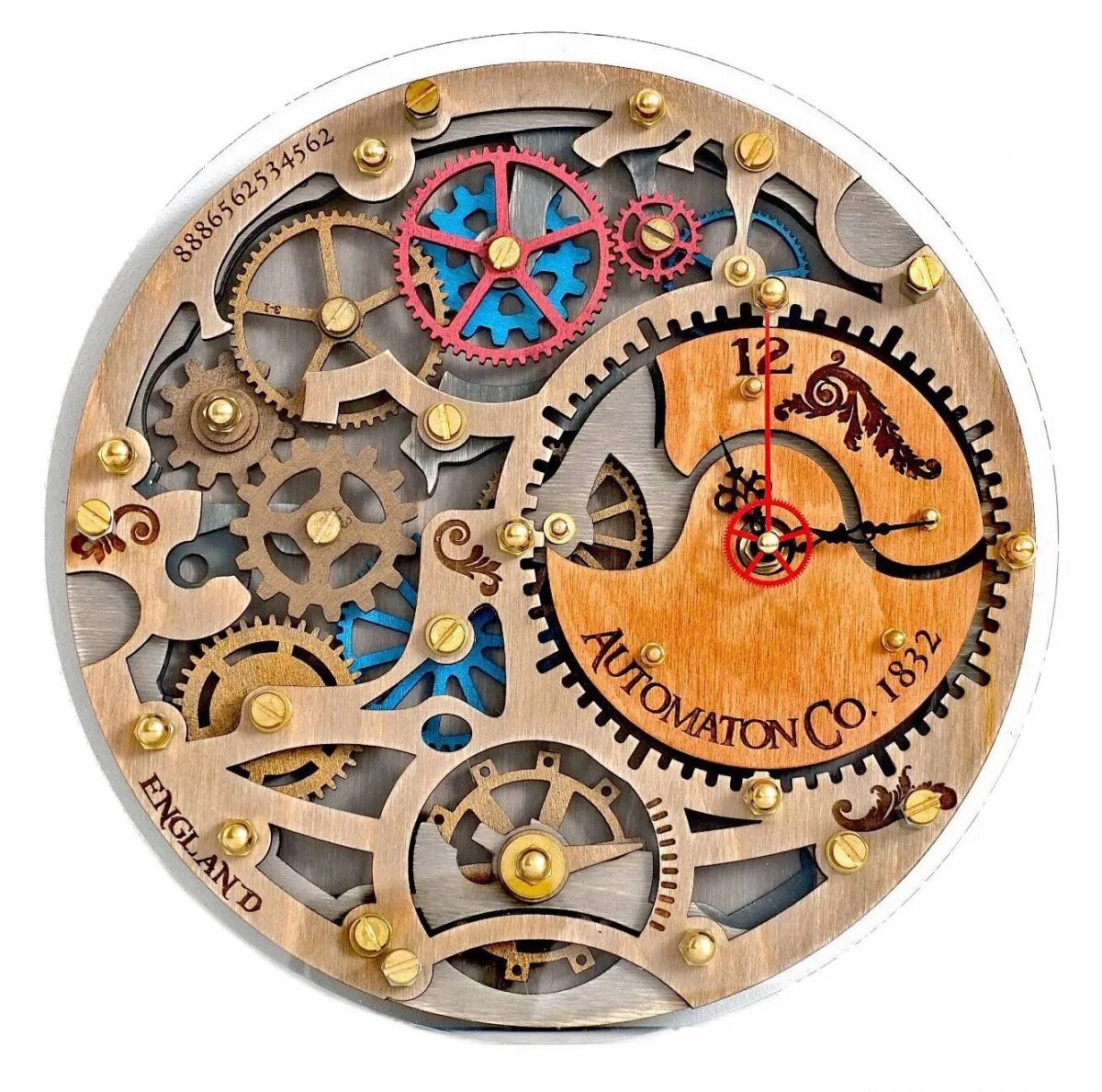 Механические часы с 12 циферблатом. Steampunk дерево часы. Часы с механизмом. Часы с шестеренками. Механические часы шестеренки.