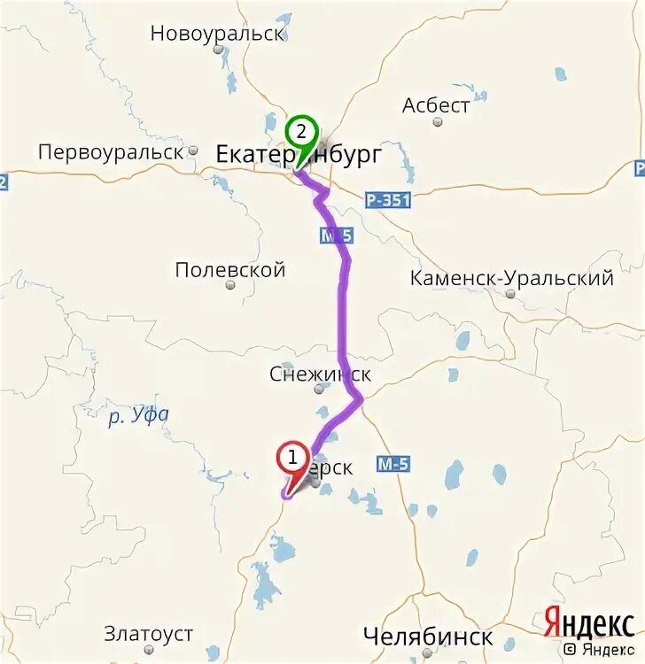Сколько километров от кыштыма до
