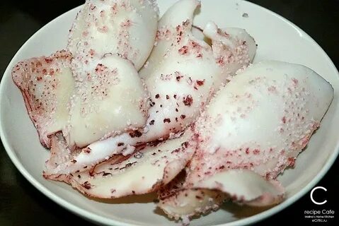 Кальмары со сметаной