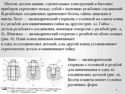 Выполняют резьбу
