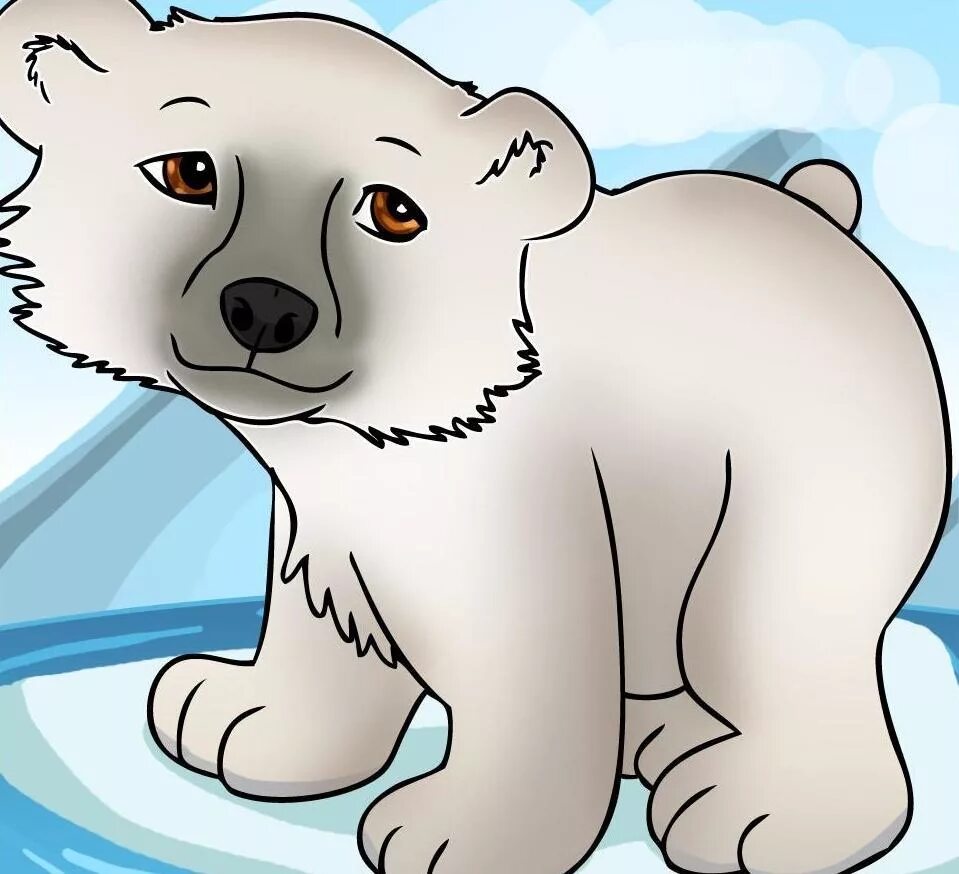 Белые картинки для детей. Белый медведь для детей. Белый медведь рисунок. Белый медведь мультяшный. Белый медведь рисунок для детей.