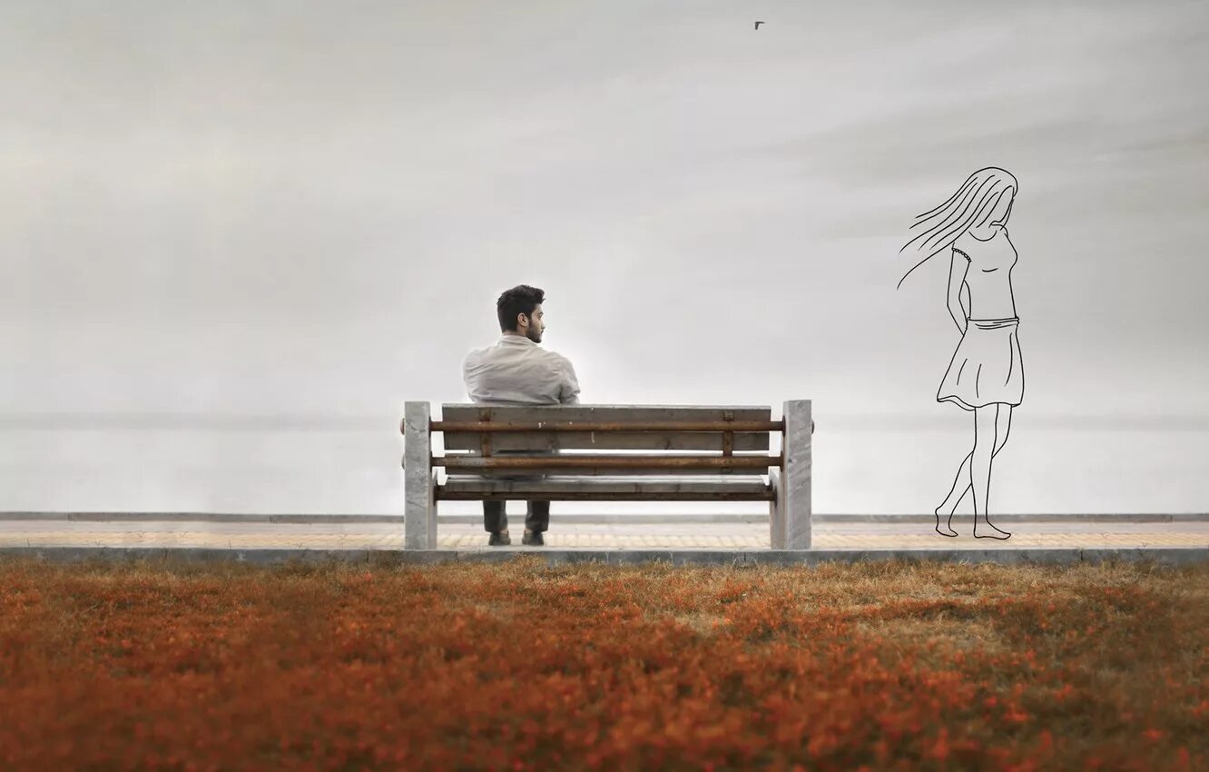 Парень и девушка мечтают о будущем. Одинокий человек. Человек в одиночестве. Расставание картинки. Это одиночество.