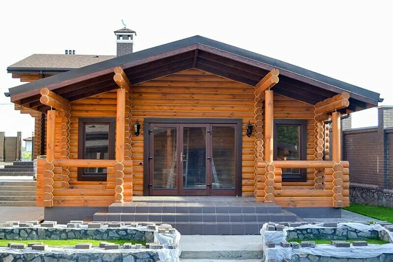 Баня из бревна 3x4 под ключ - цена, проект и планировка