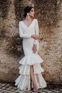 Свадебное платье в испанском стиле - 86 фото