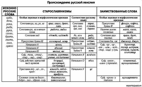 К свойствам слова относятся