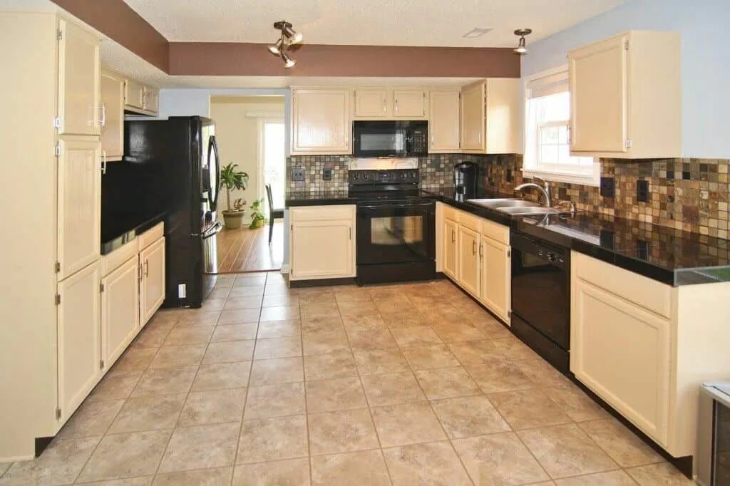 Dijon Limestone Tiles - Floor & Wall Tiles Quorn Stone Kitchen layout, Kitchen p