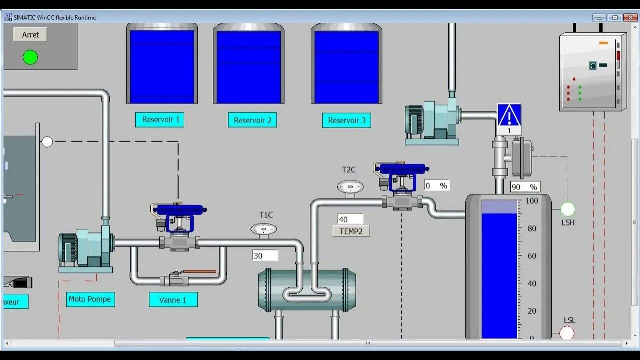 Hmi wincc. Scada система wincc. пульт управления scada.