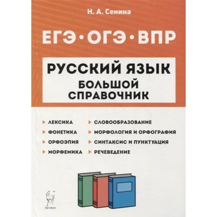 Тренинг сенина. Сенина большой справочник для подготовки к ВПР ОГЭ И ЕГЭ. Как оформить справочник по русскому языку.