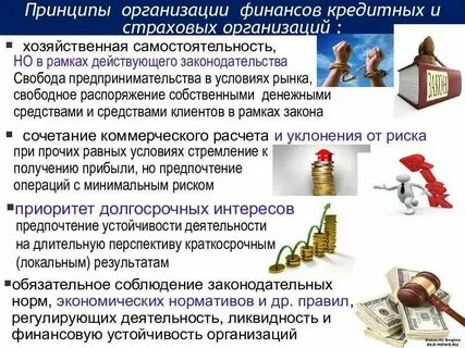 Принципы финансов кредитных организаций