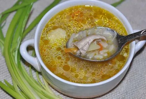 Рассольник с рисом