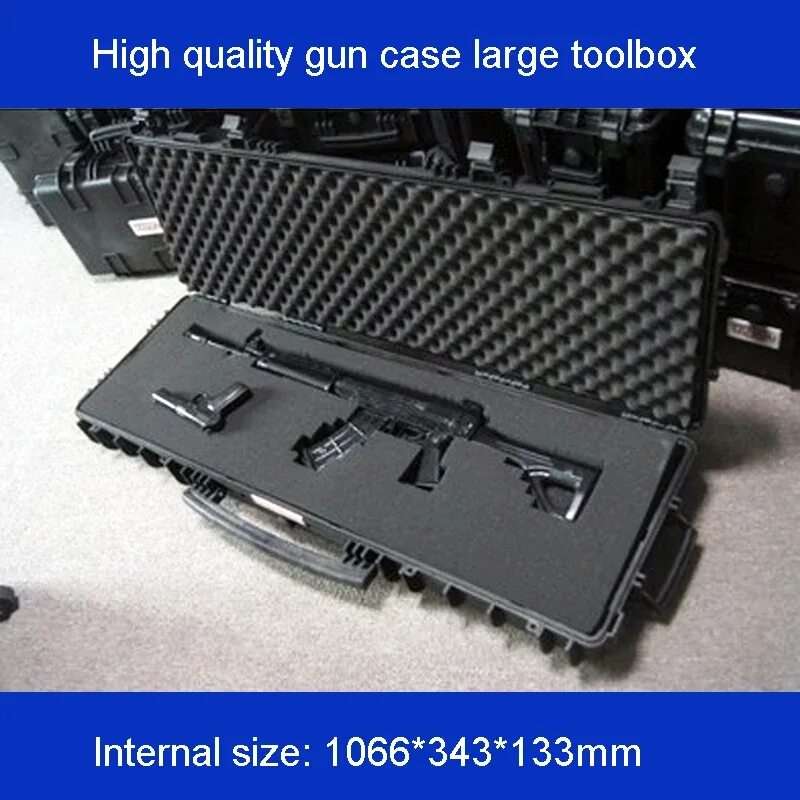 Чехол длинный для инструмента пластиковый. Кейс Tsunami. Gun Case pattern.