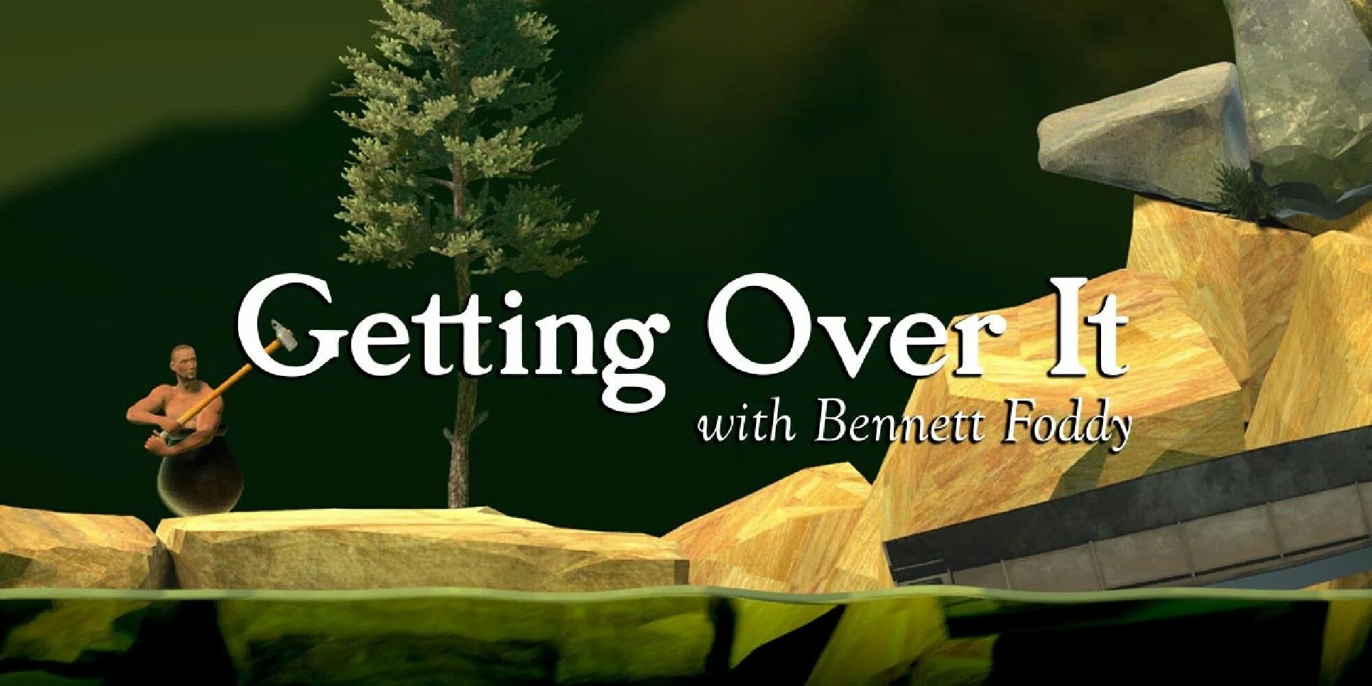 Game get help. Getting over it. Беннетт ФОДДИ. Getting over it with Bennett Foddy стрим. Get over it игра.