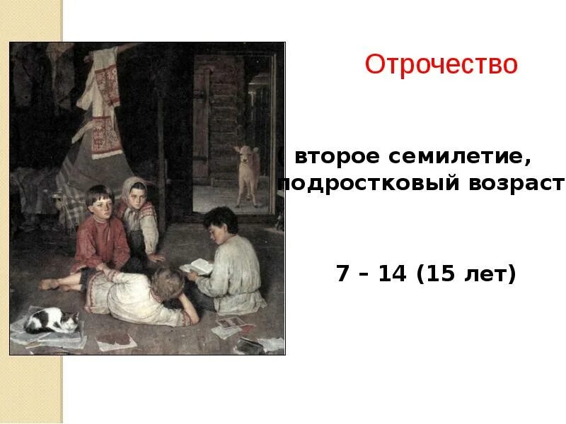 Отрочество что это. Век и жизненный круг. Второе семилетие. Второе семилетие Истоки. Семилетие - детство презентация.