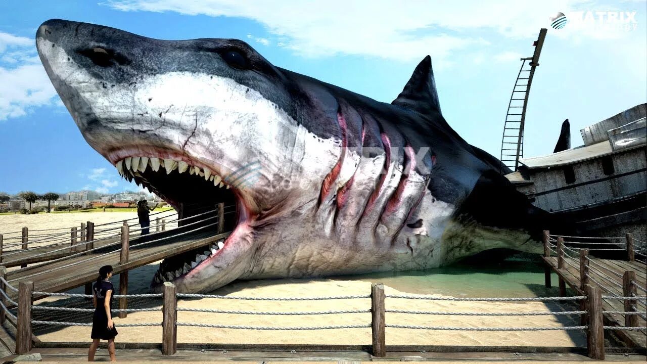 Большая акула МЕГАЛОДОН. МЕГАЛОДОН 100 метров. Самый большой в мире акула МЕГАЛОДОН. Вымершая акула МЕГАЛОДОН.