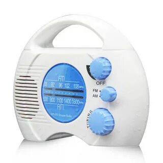 SY-910 Portable IPX4 Waterproof FM AM Radio Shower Hanging Radio Bathroom S...