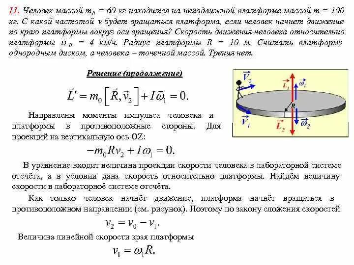 Маховой момент инерции. Момент импульса человека на вращающейся платформе. горизонтальная платформа массой m1 120. платформа в виде диска радиусом 1 м вращается по инерции. момент инерции частота угловая скорость.