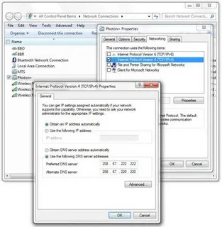 Change dns server