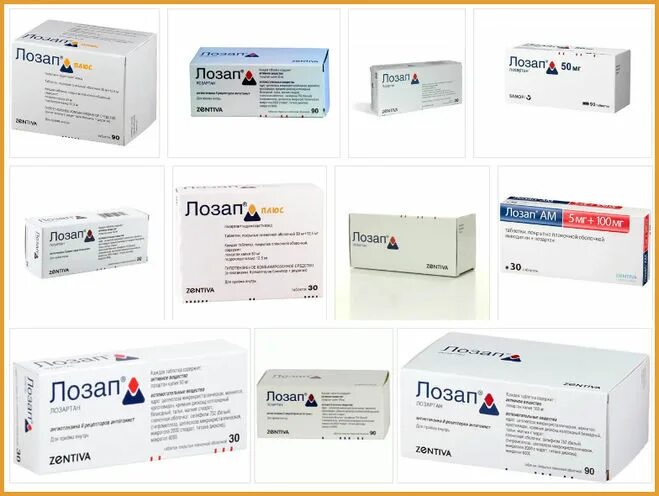 П. П. Лозап плюс производитель. Лозап понижает давление. 5.