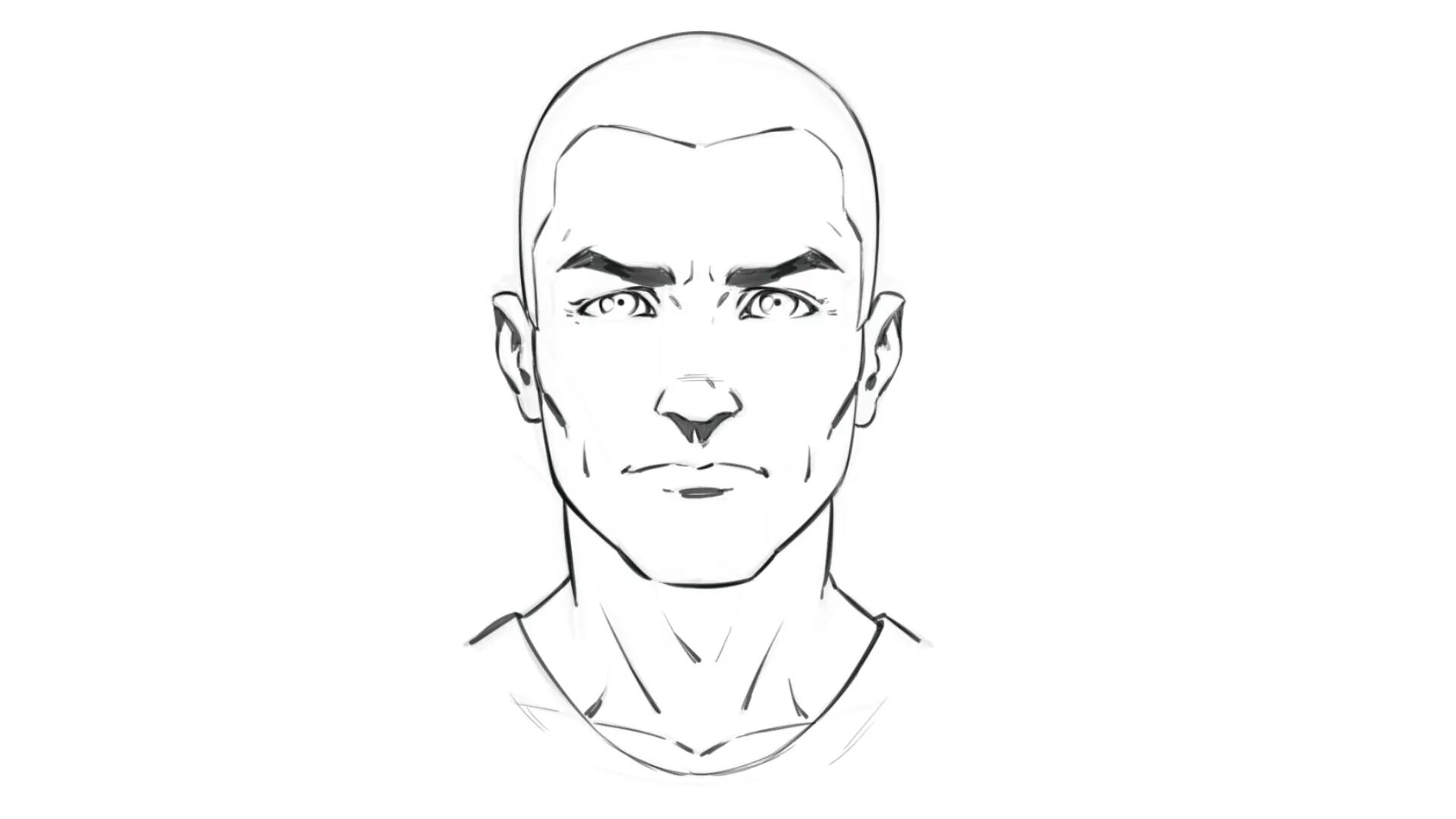 Нарисованное лицо сигмы. Лицо рисунок. мужское лицо рисунок. лицо анфас рисунок. эскиз лица анфас.