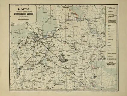 Старые карты ленинградской