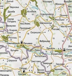 Прилепы на карте