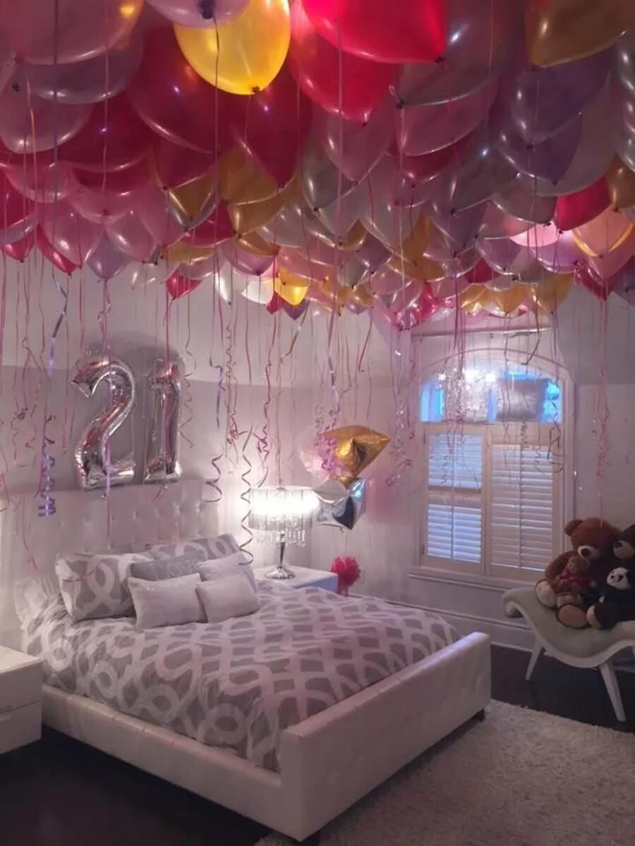 Комната с шарами. Украшения для комнаты. Украсить комнату шарами. Украшение комнаты на день рождения. Украсить комнату шарами на день рождения.