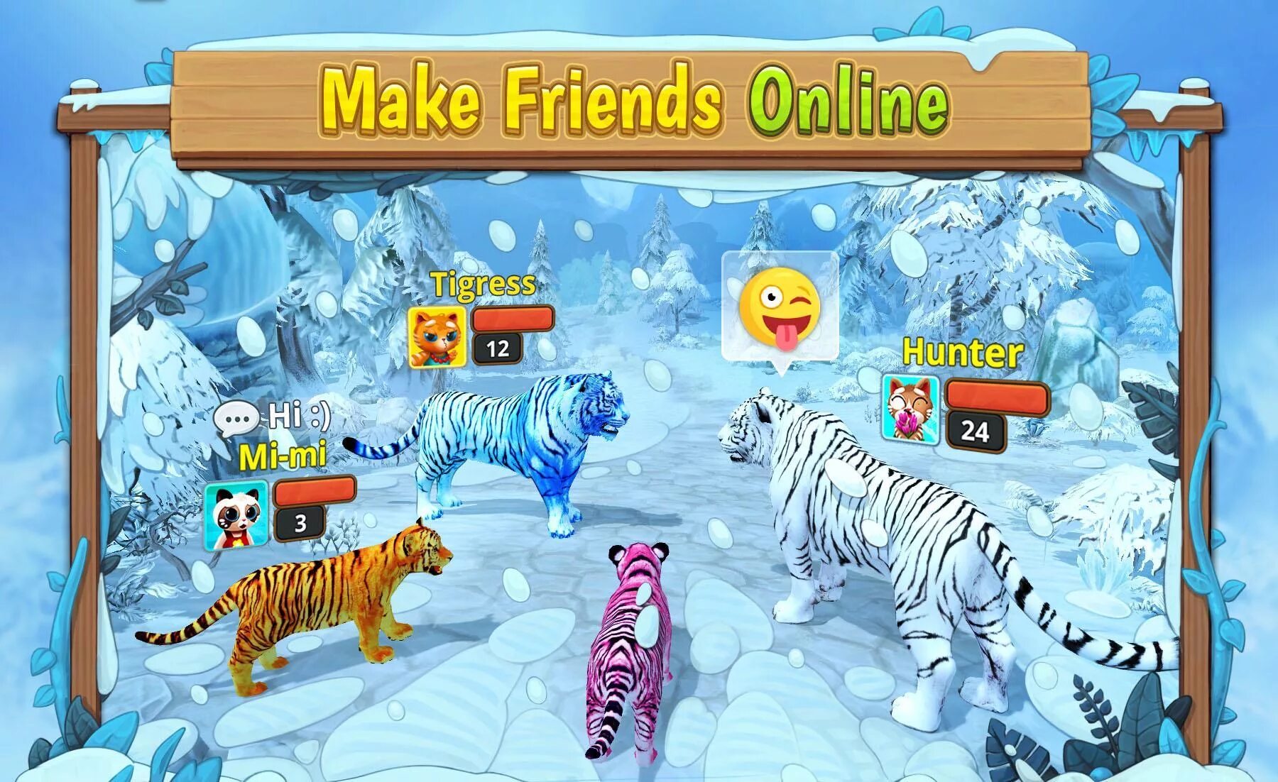 Симулятор семьи белого тигра. Игра симулятор снежного тигра. Игры для тигры.