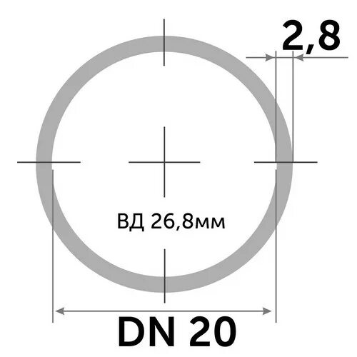Труба 20х2 купить. Труба 20х2.8. Труба круглая 20х2. Труба ВГП 20х2,8 гост3262-75 это Ду. Труба 20 20 труба.