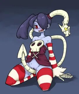 leviathan (skullgirls)+sienna contiello+squigly.