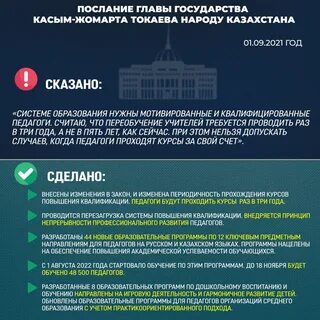Послание токаева 2024