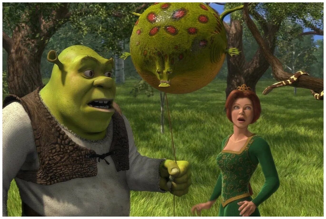 Shrek 2001 screencaps.