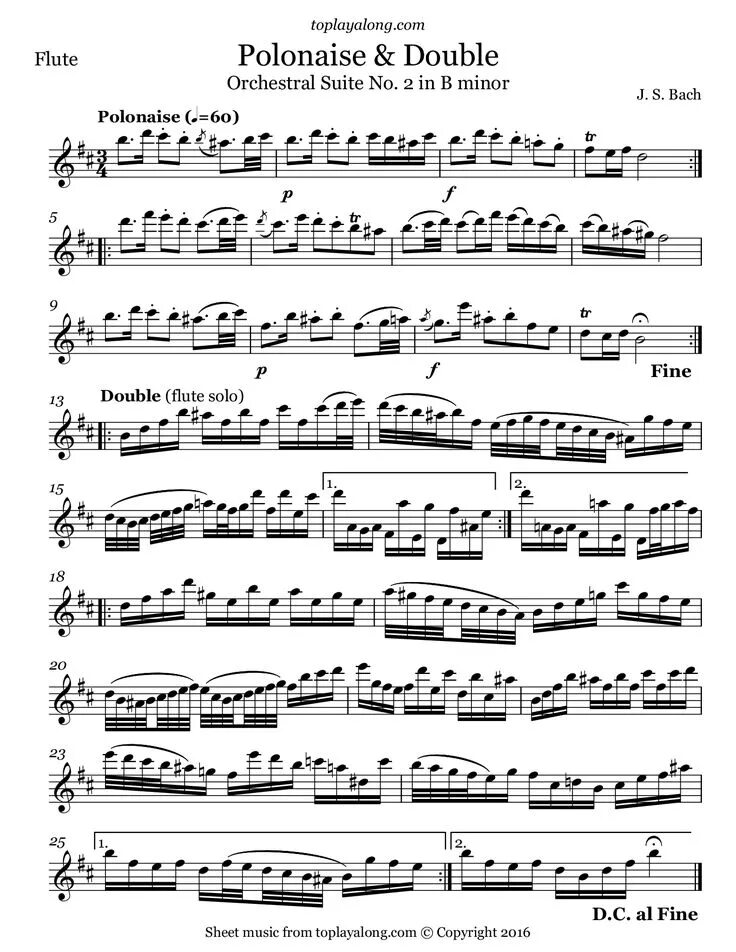 Orchestral suite 2 in b minor. Suite no.2. flute player.