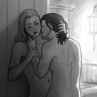 Vampire!Shouta and human bard!Hizashi #bnha #nsfw #erasermic #fantasyau.