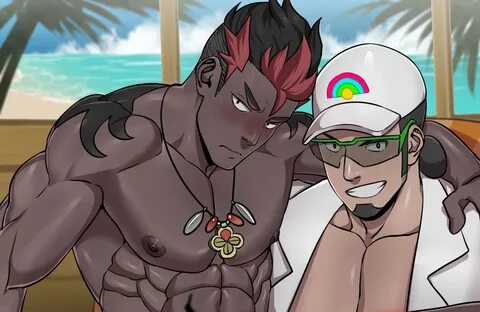 Pokemon Professor Kukui Gay Porn