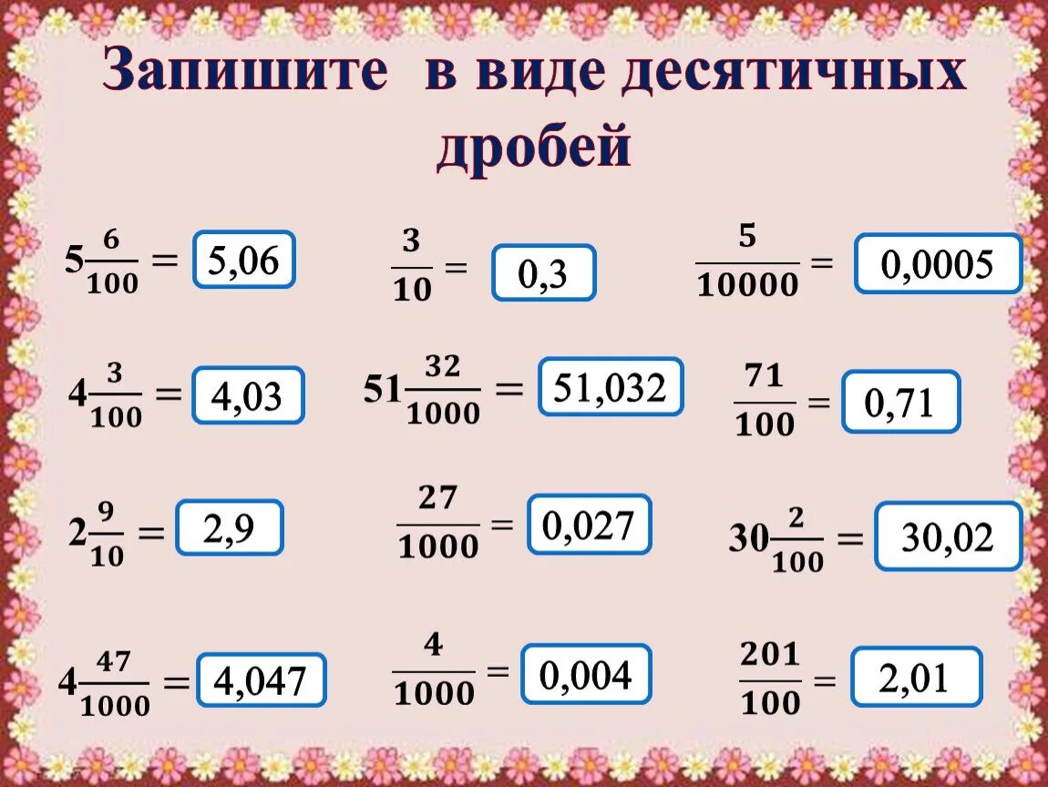 Запиши в виде десятичной дроби 3 125. Как записать в виде десятичной дроби. Как записать дробь в виде десятичной дроби. 3 Целых 3/4 в десятичной дроби. Запищитеп в ви де дясетичной дроби.