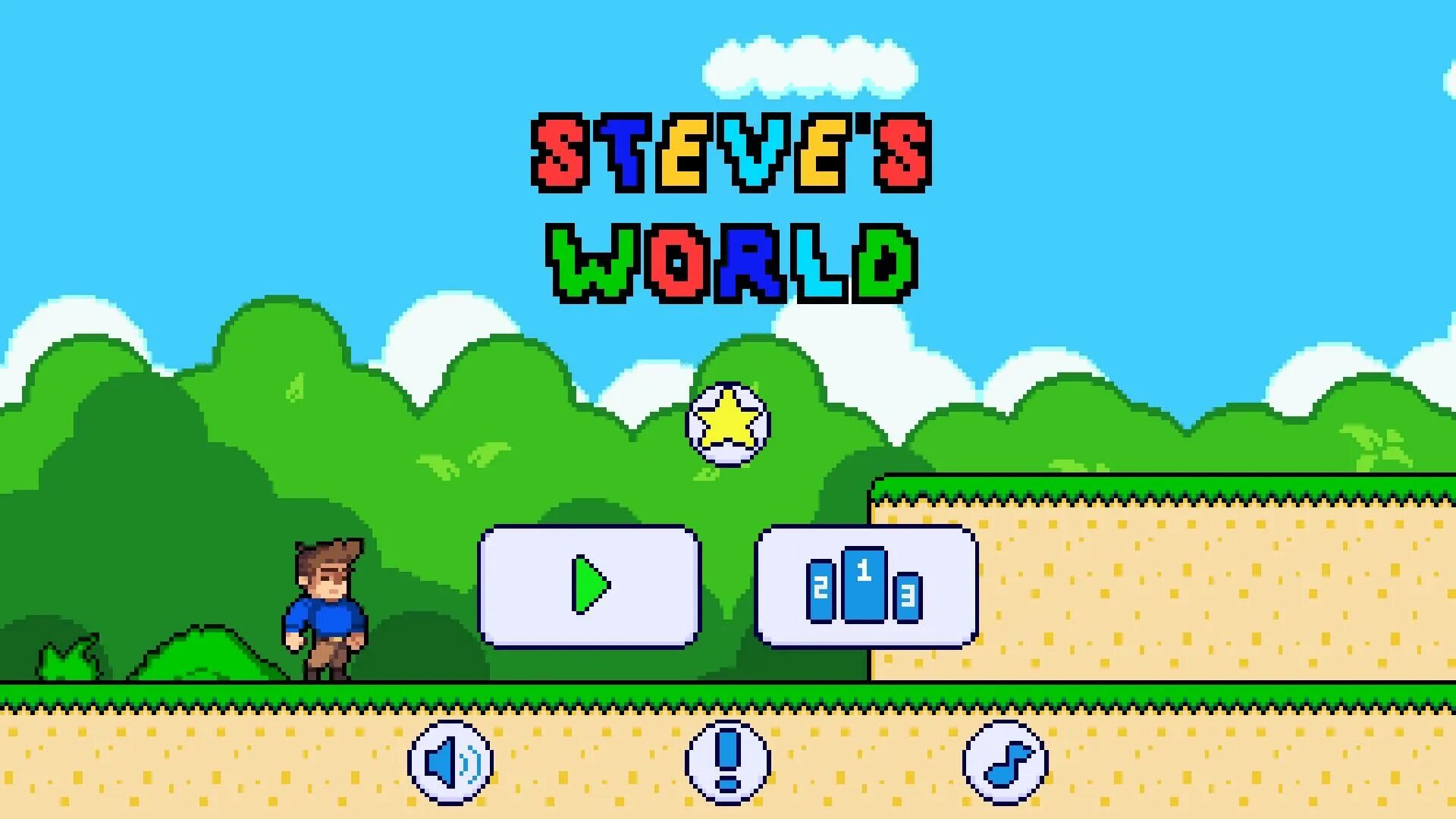 Включи игру стив. Steve игра. Steve games. Steve's World. Игра Steve Run.