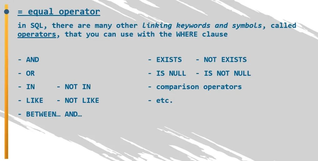 Оператор like в SQL. Not like SQL. Like в SQL запросе. Not like SQL В запросе.