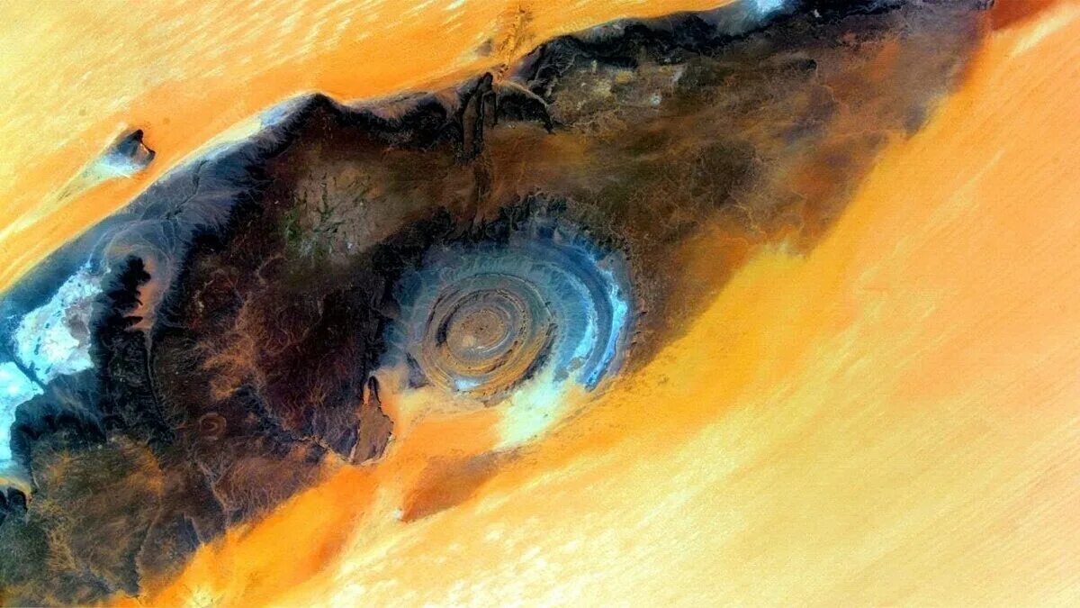Гуэль-Эр-ришат глаз Сахары. Ришат око пустыни. Структура ришат глаз Сахары. Глаз пустыни Мавритания.