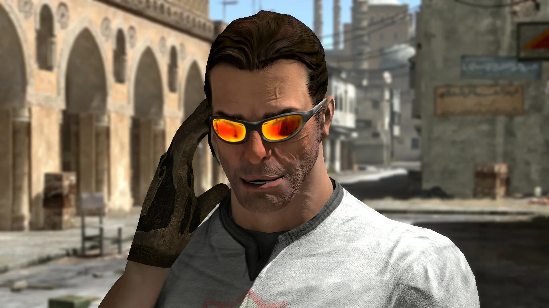 Sam plays the game. Serious Sam. Serious Sam 3. Serious Sam 4. Serious Sam 3 BFE.