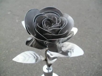 Изготовление металлических цветов