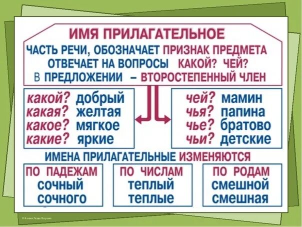 Имя прилагательное. IMIA prilagatelnoe. Имя прилагательнг. Imya prelogatelnoye.