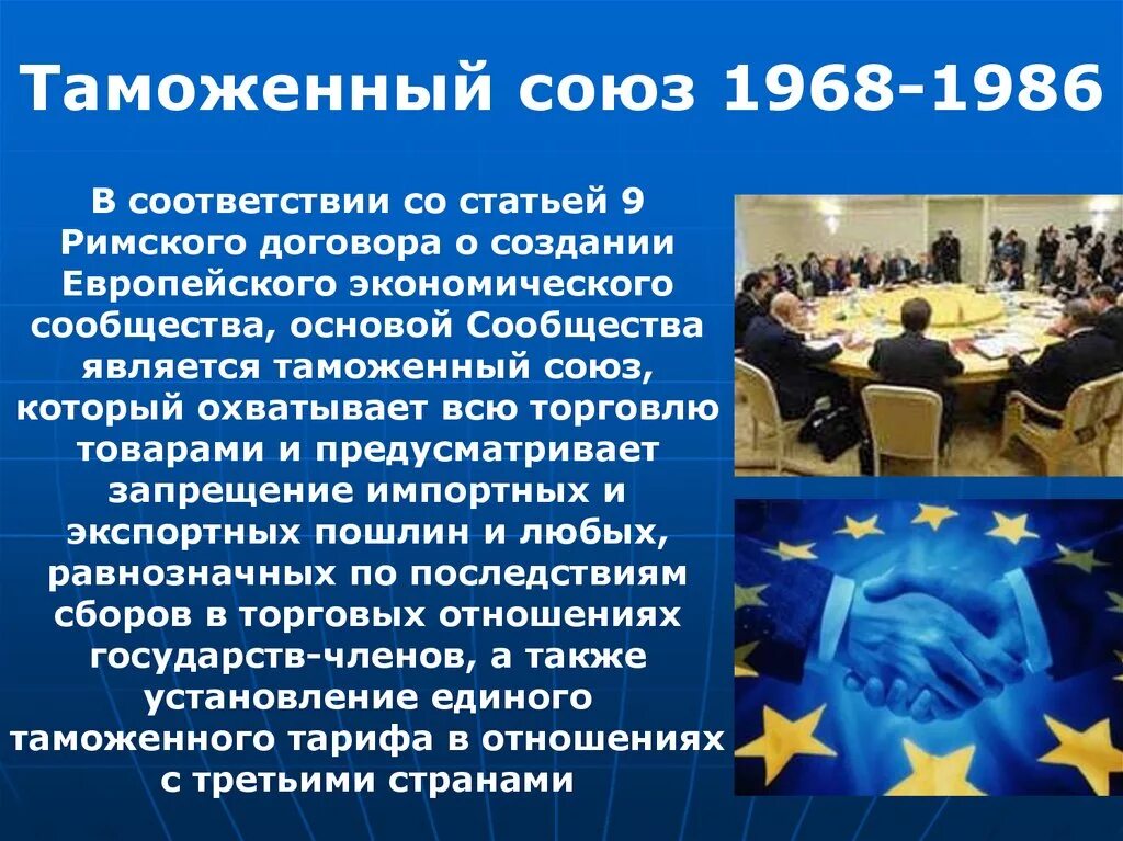 Таможенный Союз ЕЭС. Таможенный Союз 1968. Таможенный Союз презентация. Таможенный Союз страны 1968.