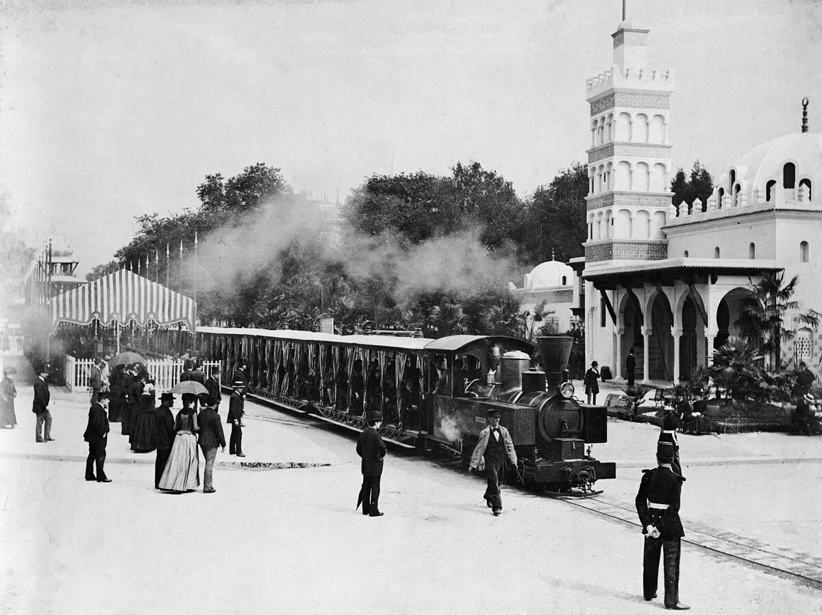 1750 год железная дорога. Всемирная выставка 1889 года железная дорога. Декавильская железная дорога. Всемирная выставка в Париже 1889 железная дорога. Железная дорога в Париже.