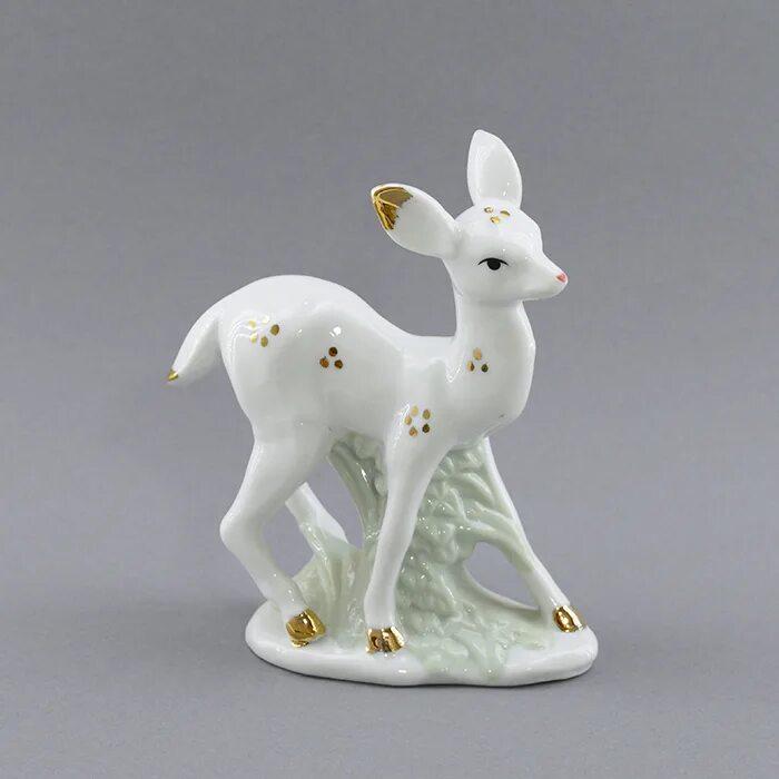 статуэтка олень ссср лфз. статуэтка олененок лфз. статуэтка олень фарфор полонский. олень лфз фарфор ссср. статуэтка лань лфз.