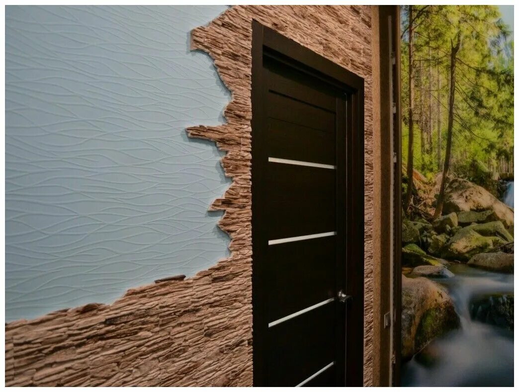 покраска стены из декоративного камня песчаника в белом цвете. сланец декоративный камень в интерьере. декоративная отделка стен. отделка декоративным сланцем. внутренняя отделка природным камнем.