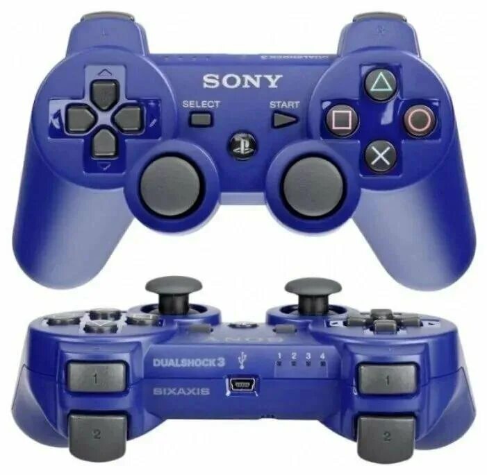 Синяя playstation. Джойстик ps3 Dualshock. Sony Dualshock 3. Джойстик Sony ps3. Геймпад сони дуалшок 3.