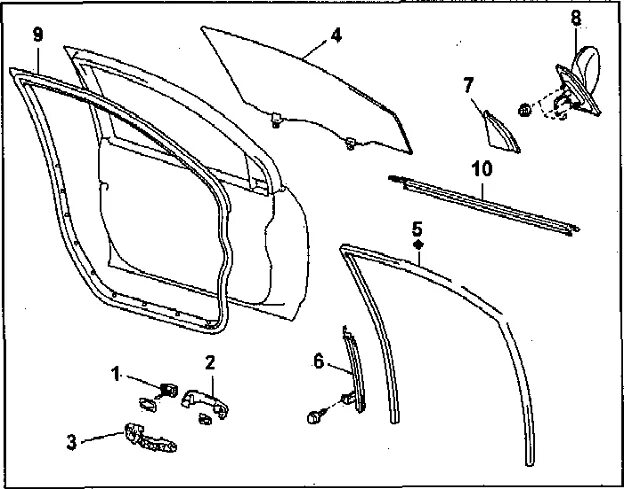 Стекло передней двери тойота. Тойота Королла 150 дверь схема. Уплотнитель стекла передней двери Тойота рав 4 2011. Toyota ipsum 2003 уплотнитель бокового стекла. Тойота Королла 120 схема запчастей двери передней.